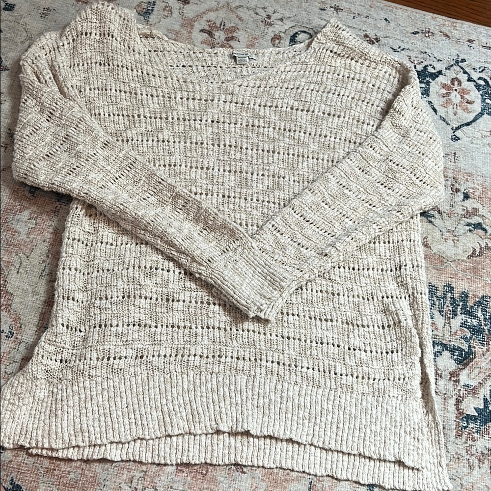 Cozy Cream Knit Sweater